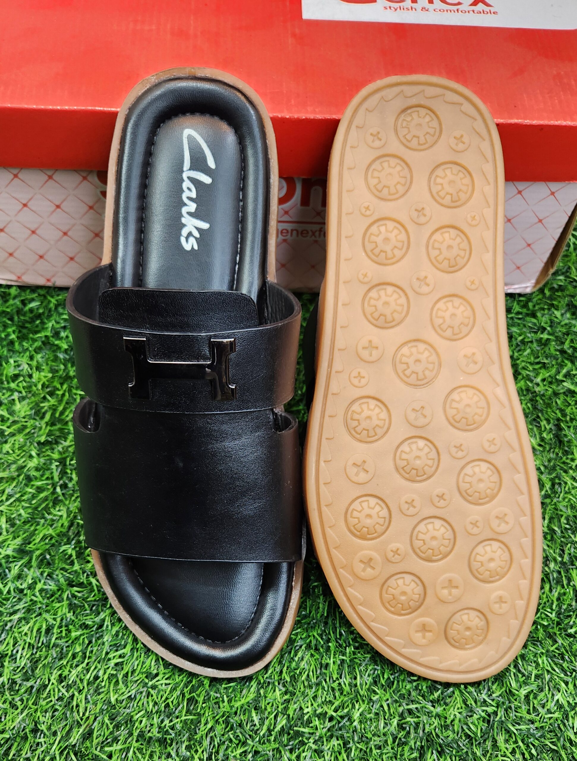 slice Sandel Black Color ( Code :- JSB-311 ) - Image 2