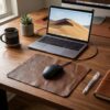 Leather Mouse Pad - Chocolate