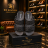 Leather sandals for men